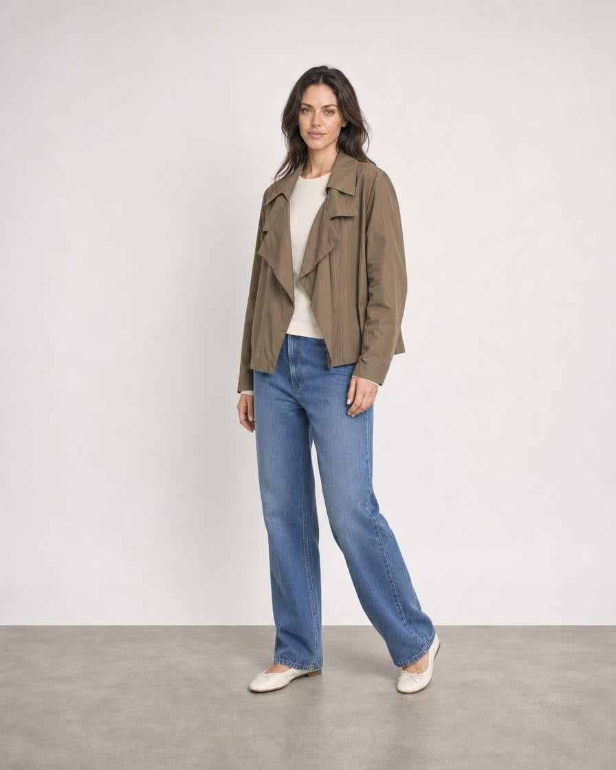 Triple Collar Jacket - Turtle