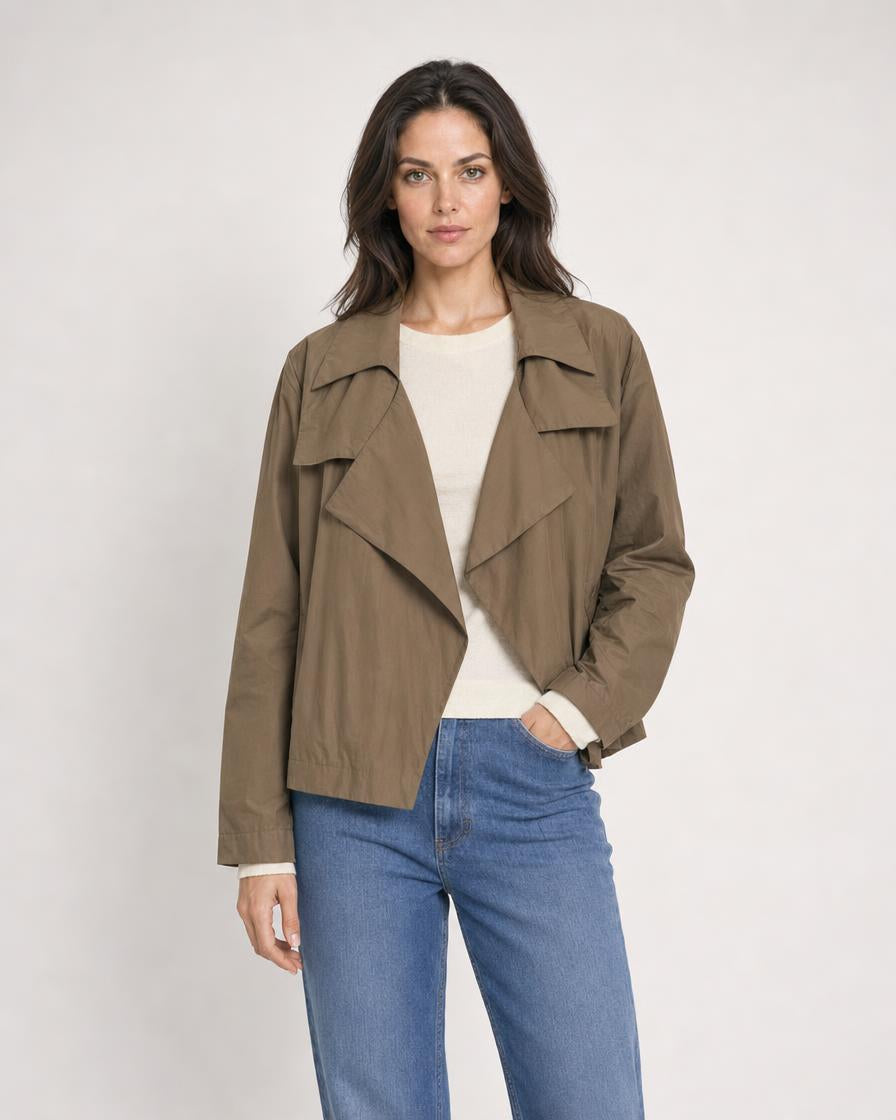 Triple Collar Jacket - Turtle