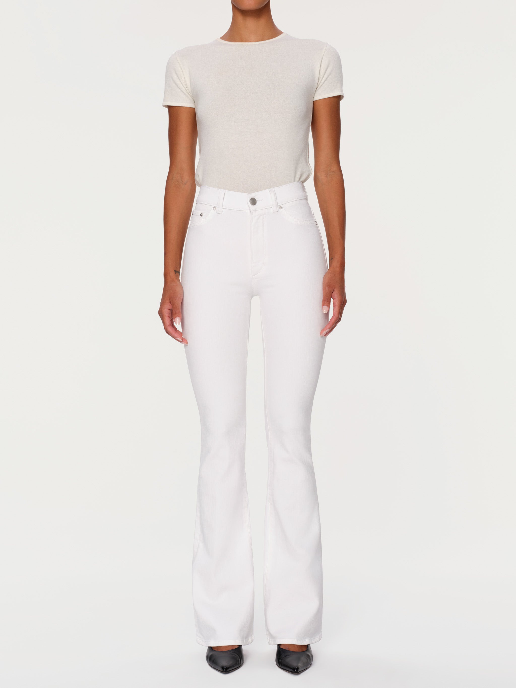 Bridget Boot High Rise Instasculpt 33" - White