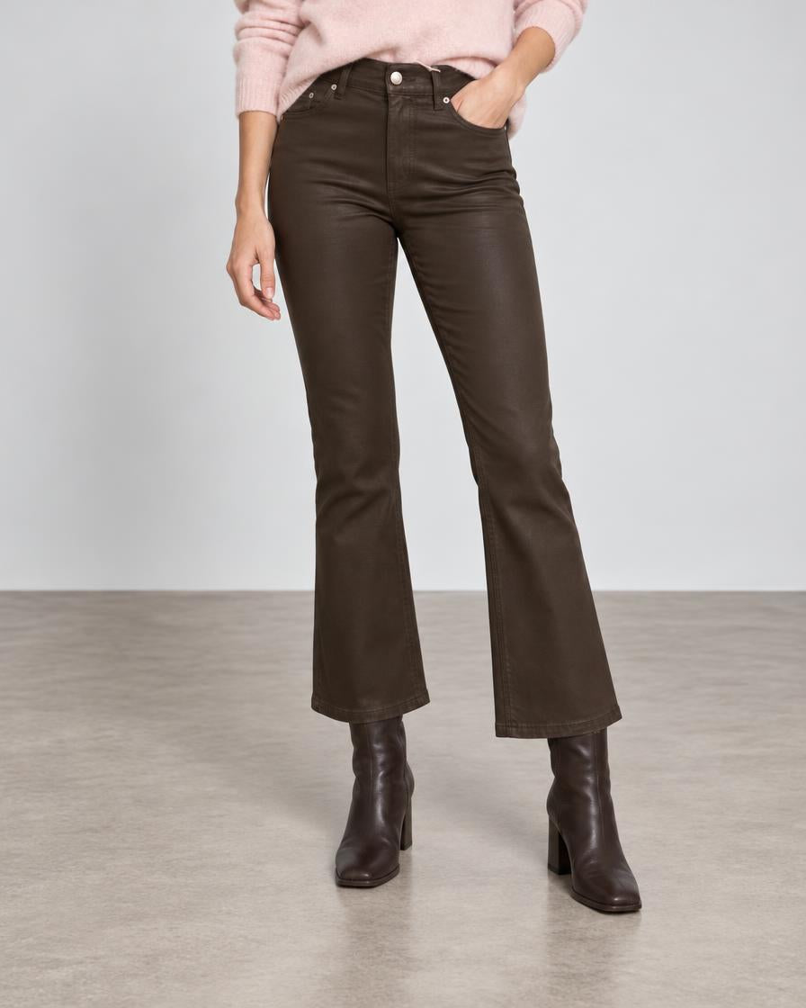 DL1961 Bridget Boot Crop - Chocolate Coated