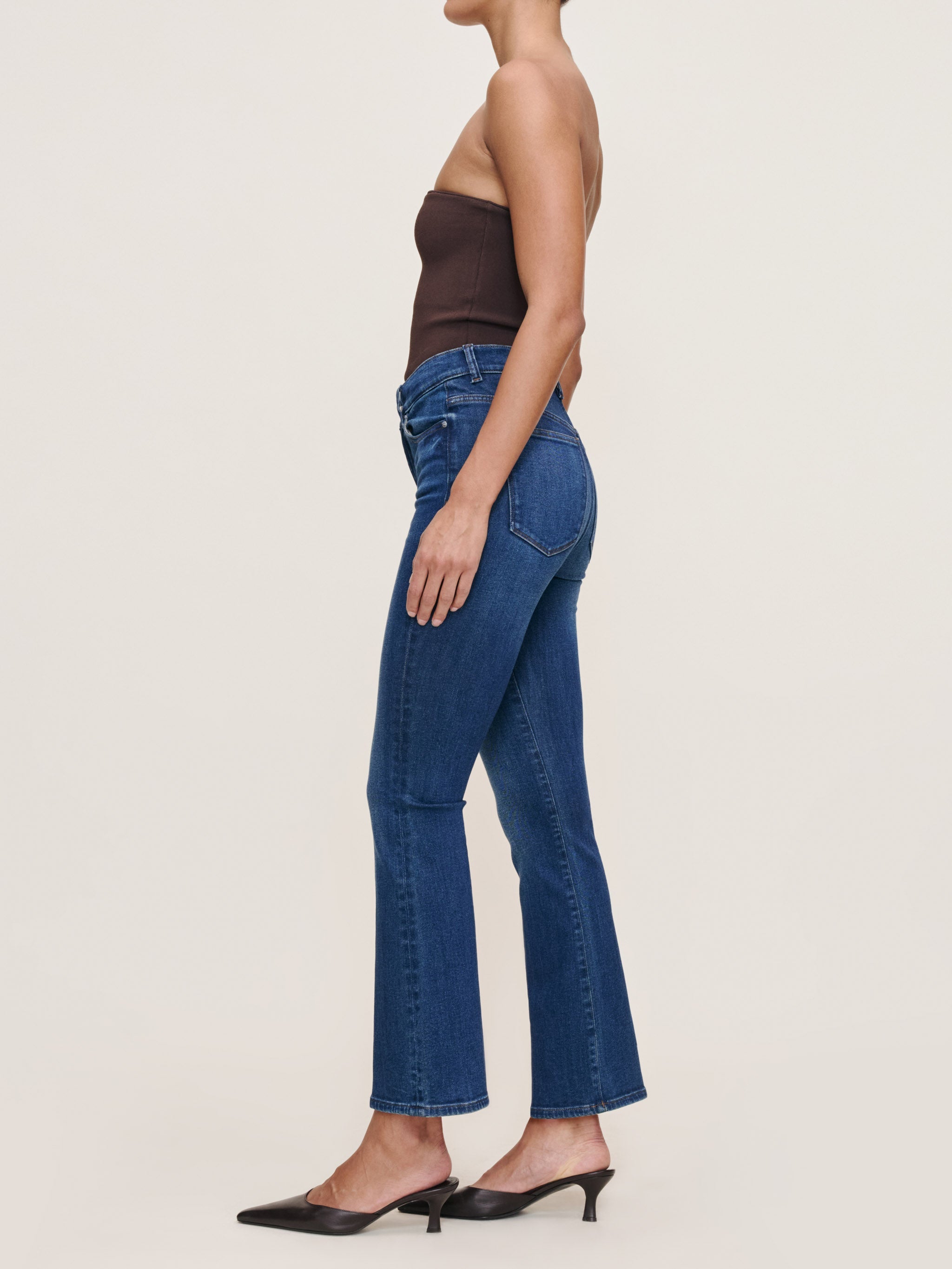 Bridget Boot High Rise Instasculpt Crop - Raindrop