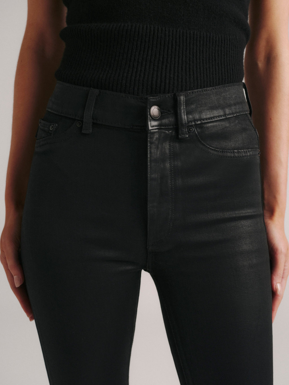 Bridget Boot High Rise Instasculpt 33” - Black Coated