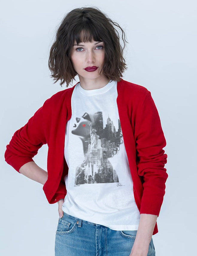 Big Apple Tee - White