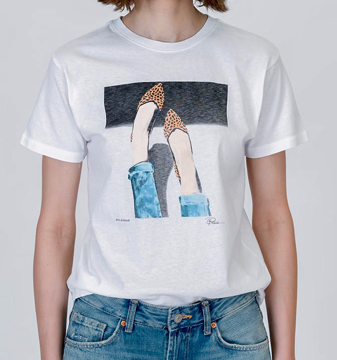 5th Ave Tee - White