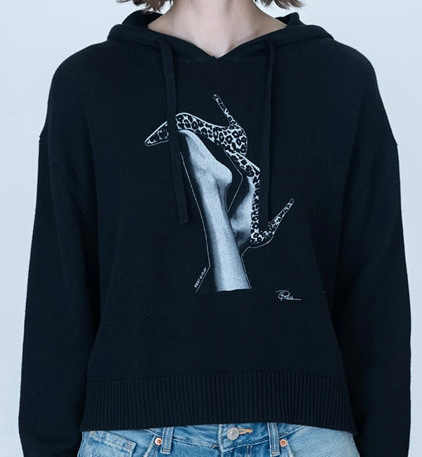 Rest & Play Randi Sweater - Black