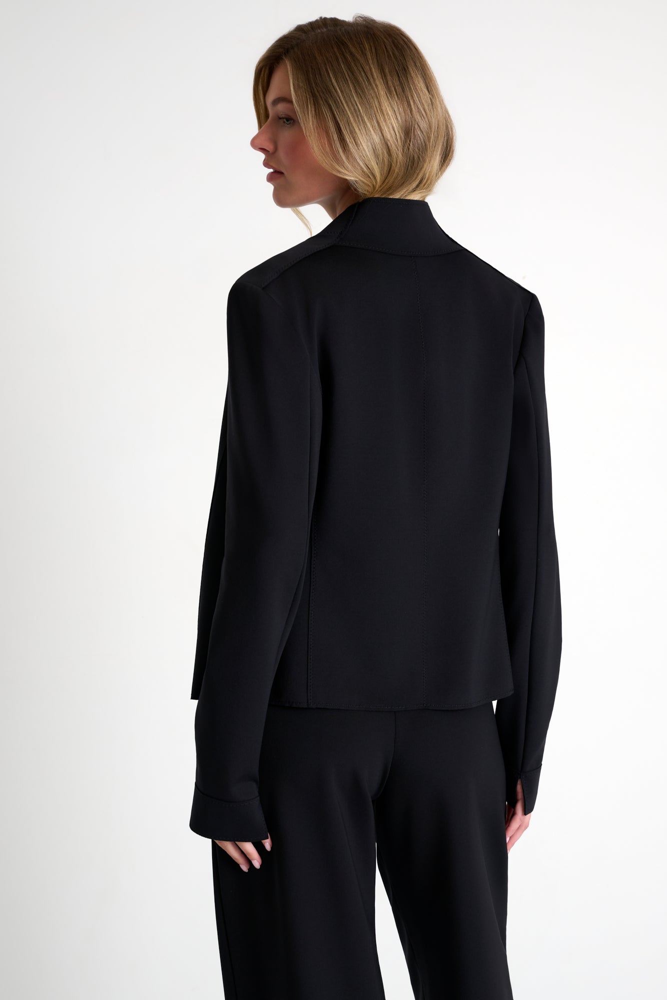 Sofia Cuff Sleeve Jacket - Black