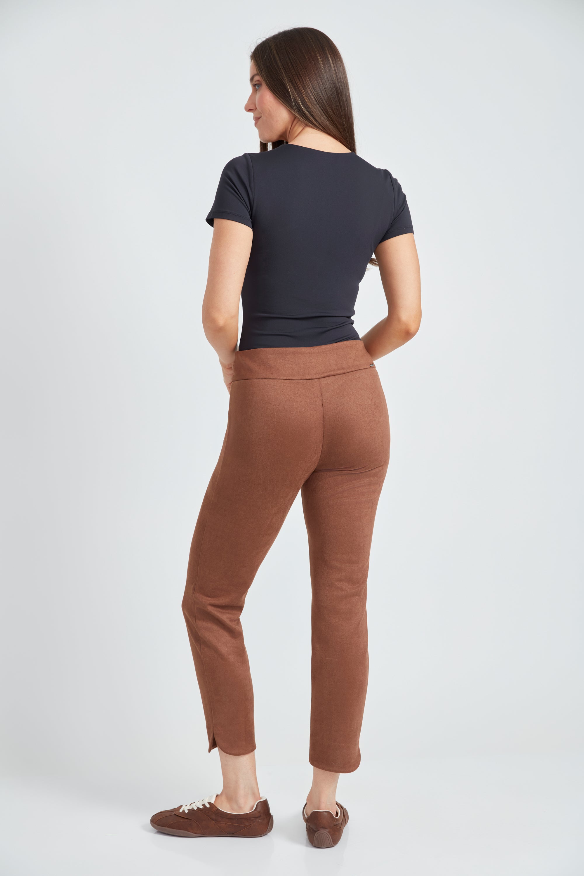 Petal Slit 28 Washable Vegan Suede - Tobacco