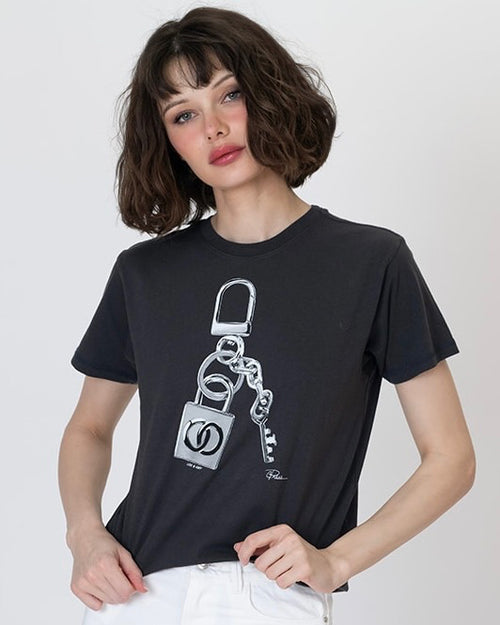 CPRESS Studio Lock n Key Tee in Worn Black