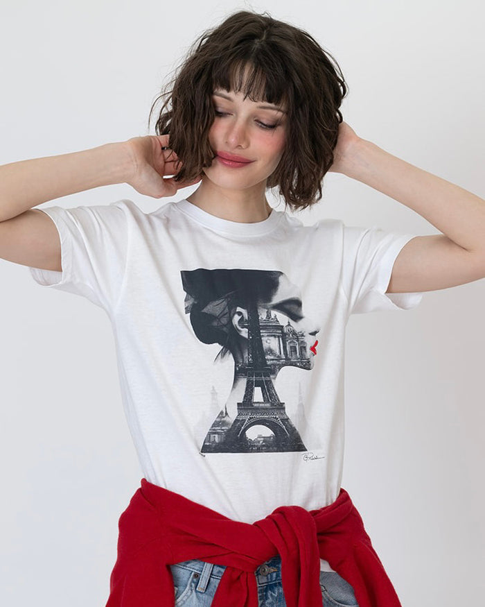 CPRESS Studio Paris Tee in White