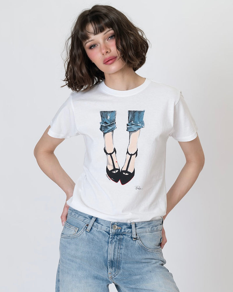 CPRESS Studio Downtown Mushie Tee in White