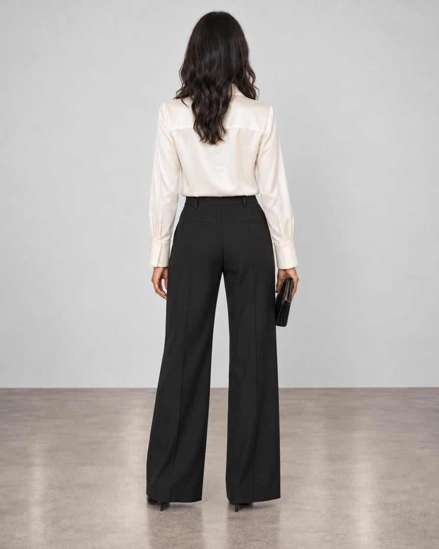 Slim Fit Blouse - Off White