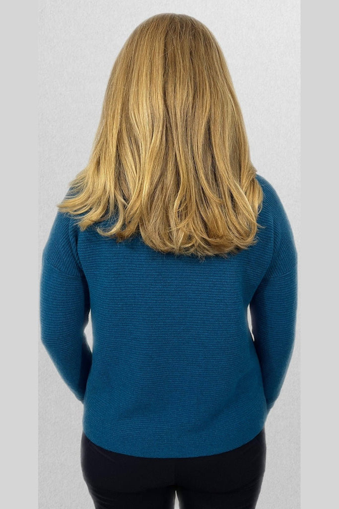 Marta's Cashmere Textured Slouchy Funnel