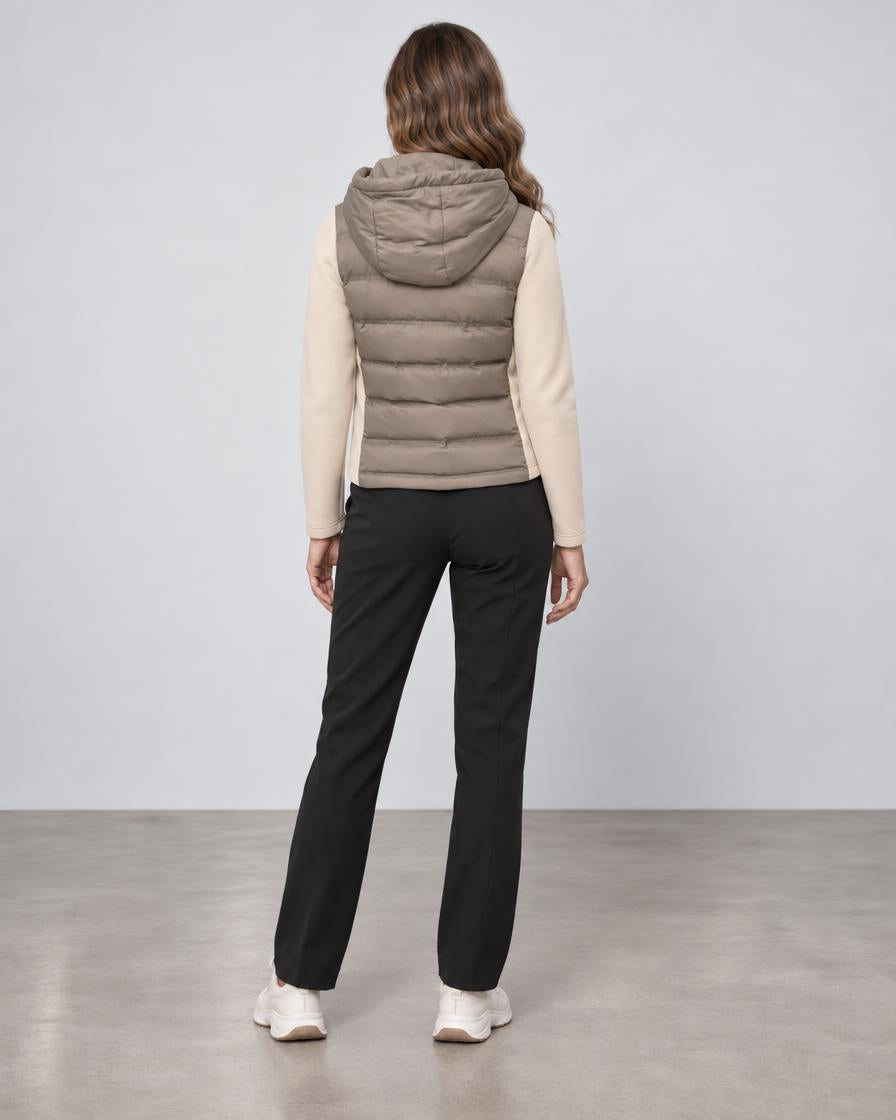 Tech Puffer Jacket - Taupe
