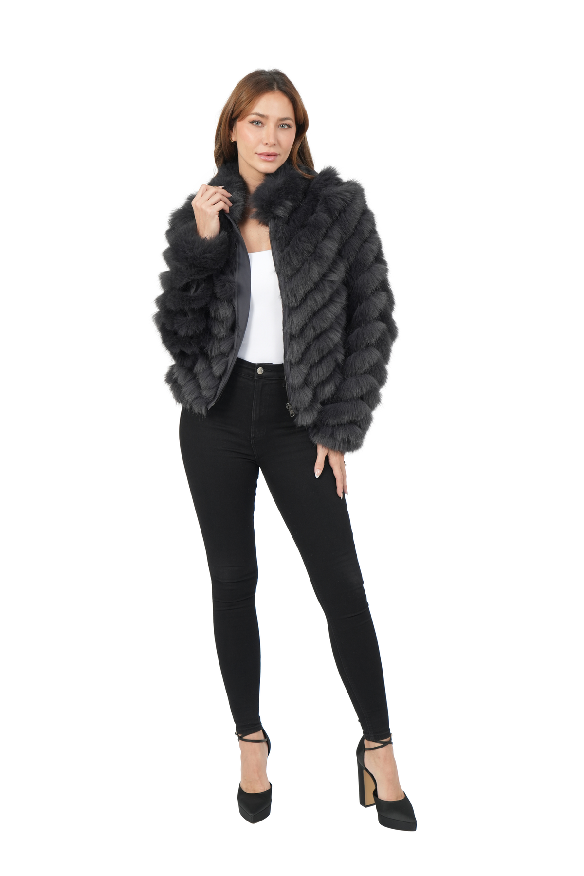 Reversible FF Jacket - Charcoal