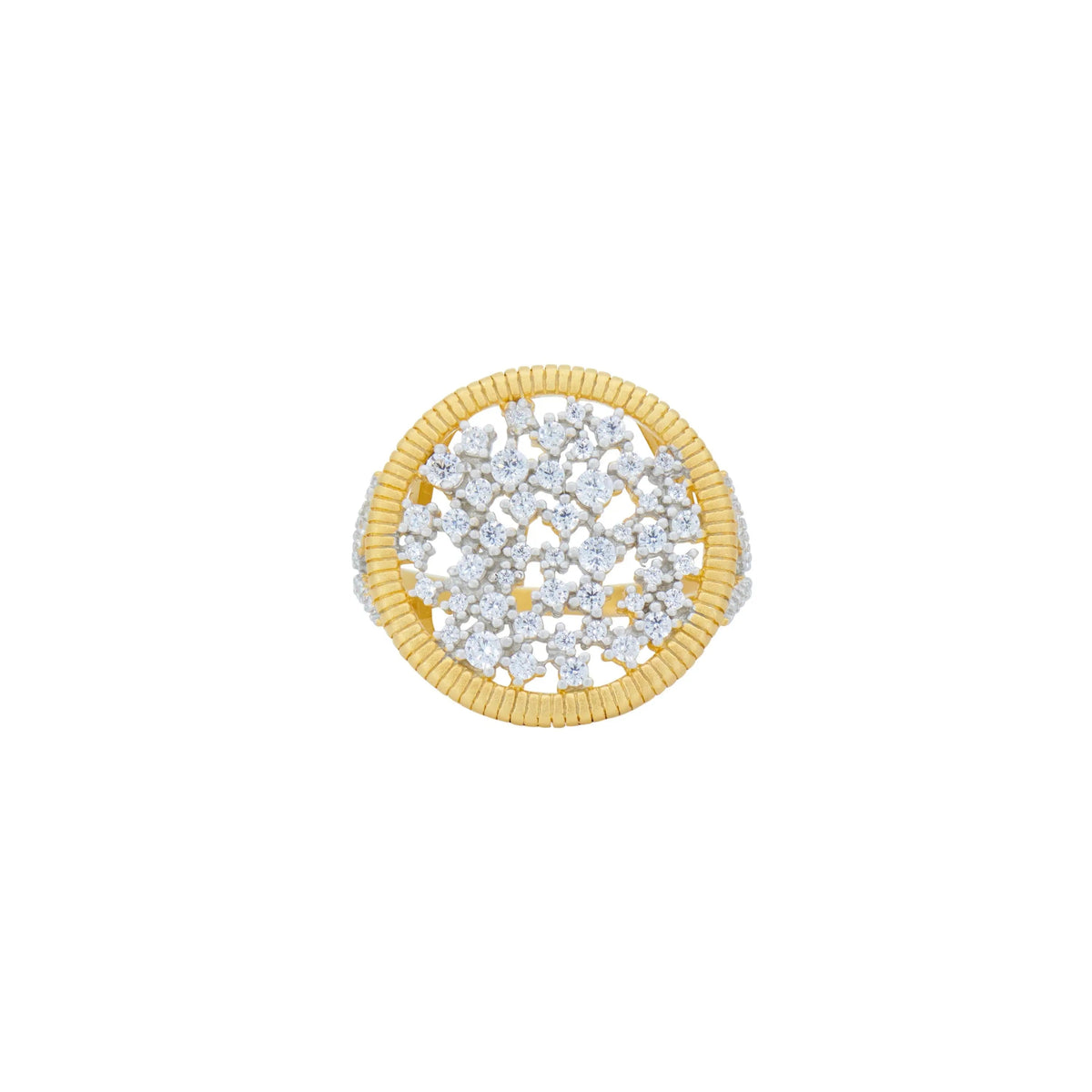 Shining Hope Cocktail Ring - Gold