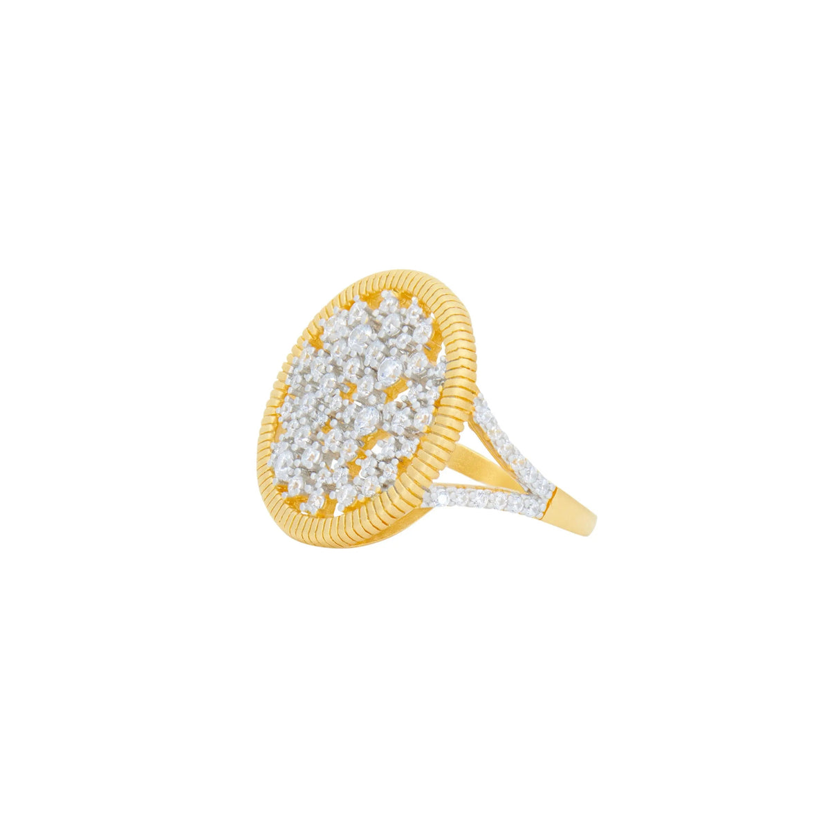 Shining Hope Cocktail Ring - Gold