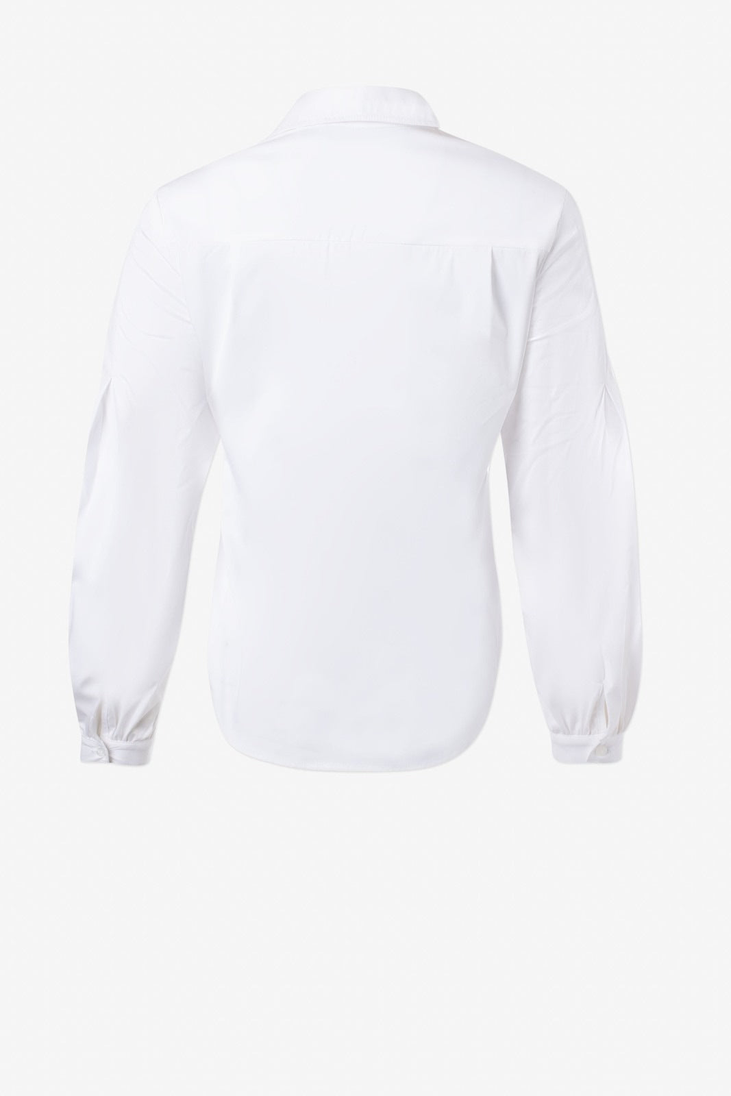 Button down shirt with pleat detail on sleeves