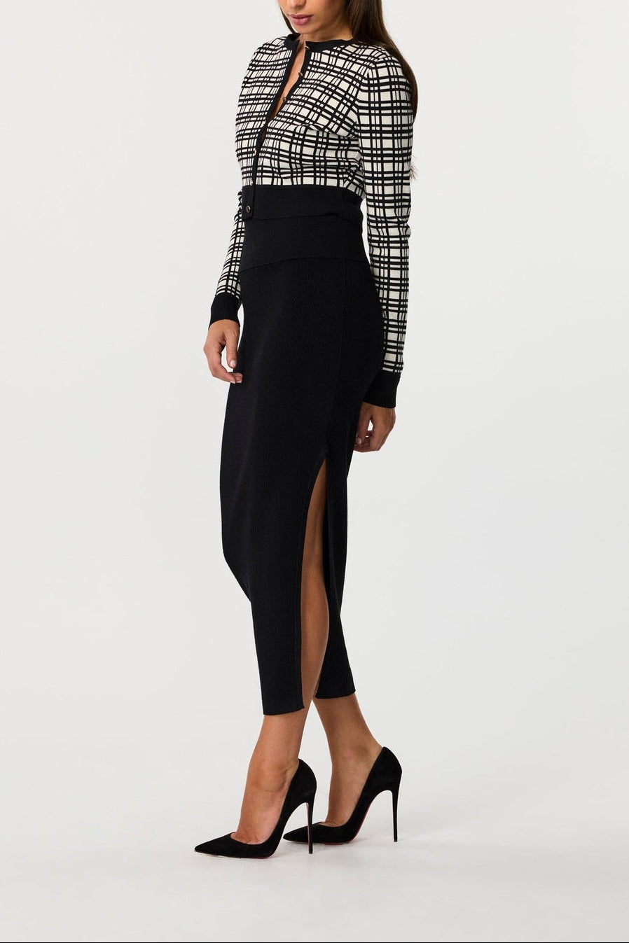 Larisa Pencil Slit Skirt