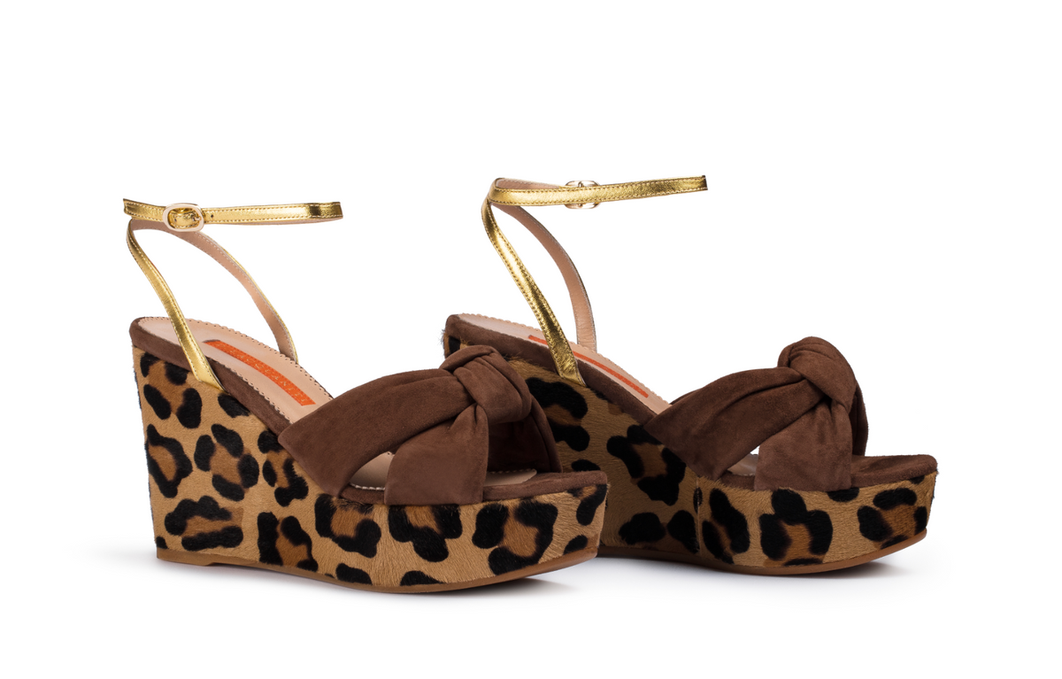 Sofia Wedge - Cheetah