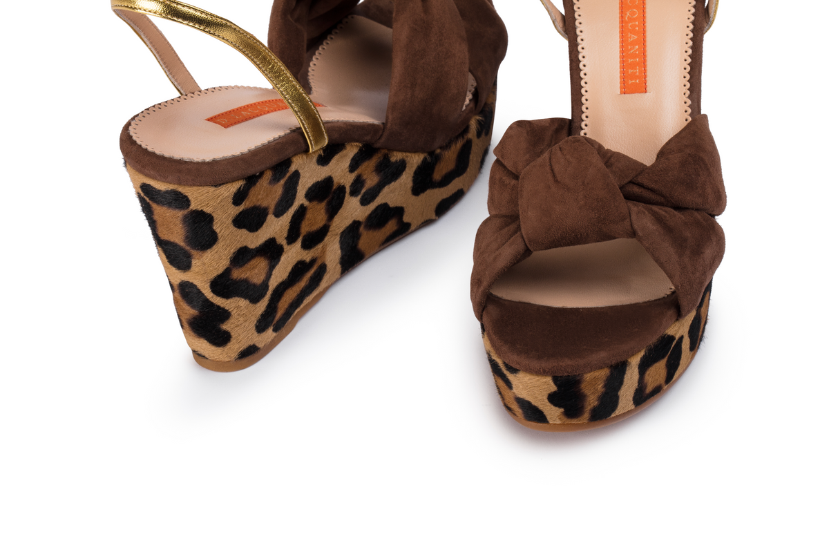 Sofia Wedge - Cheetah