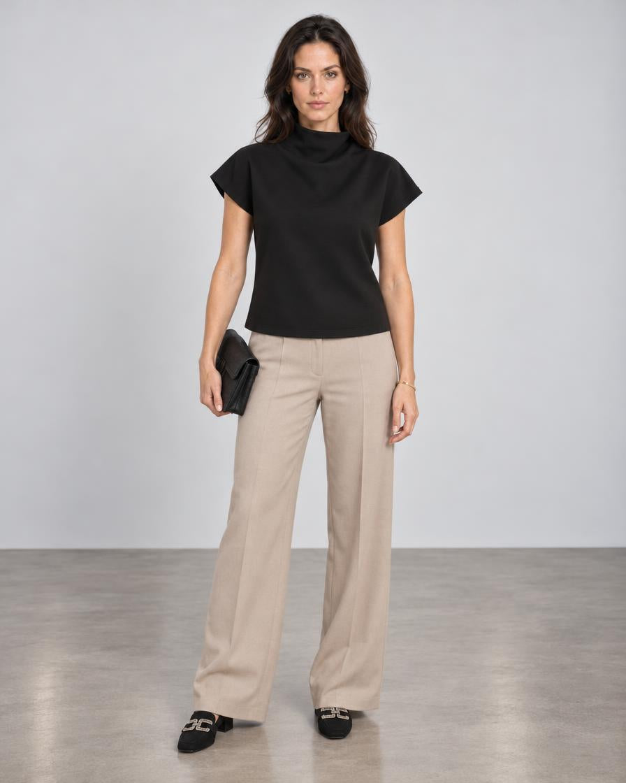 Lola + Sophie Sporty Neo Top - Black