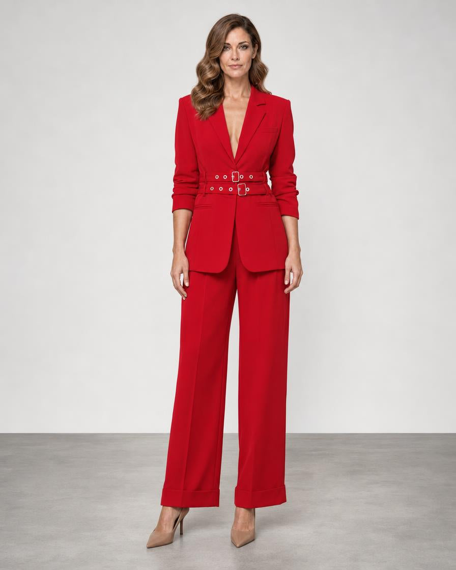 Cortina Pant - Warm Cranberry