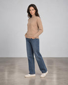 Textured Slouchy Funnel - Scotch