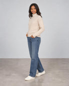 Textured Slouchy Funnel - Sandstone
