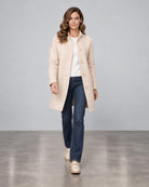 Button Mock Coat - Sandstone