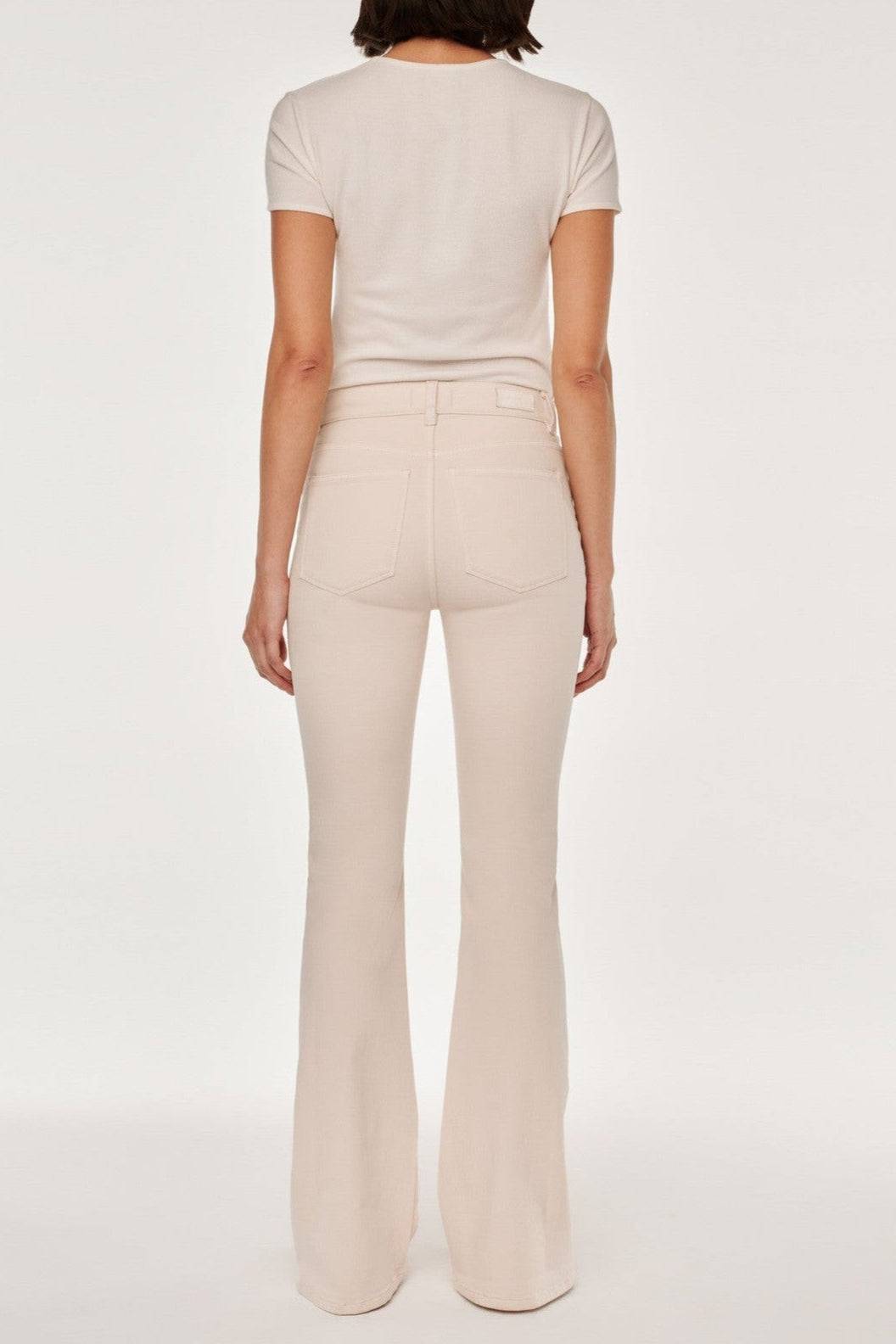 Bridget Boot High Rise Instasculpt 33" Jeans - Flax