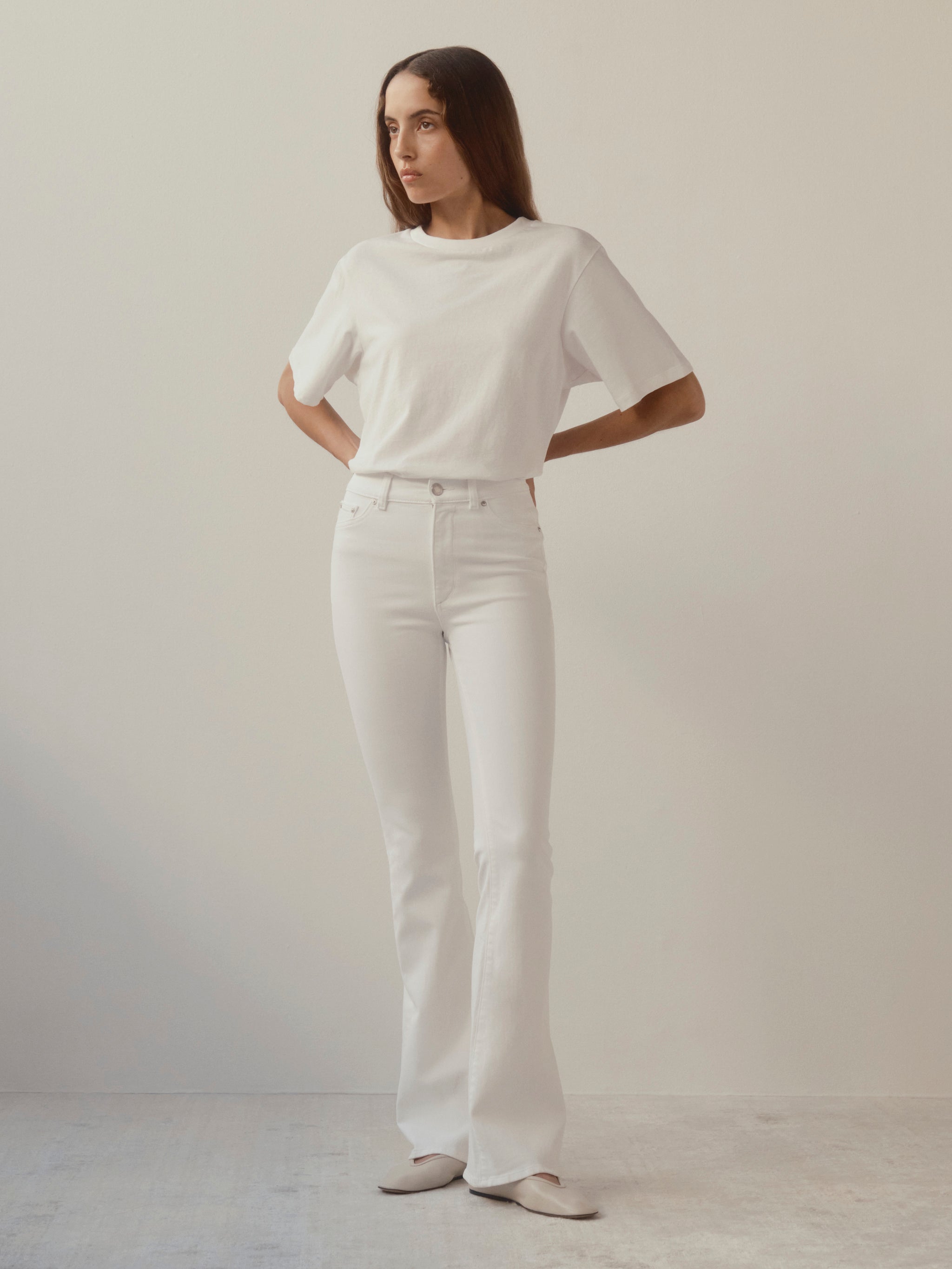 Bridget Boot High Rise Instasculpt 33" - White