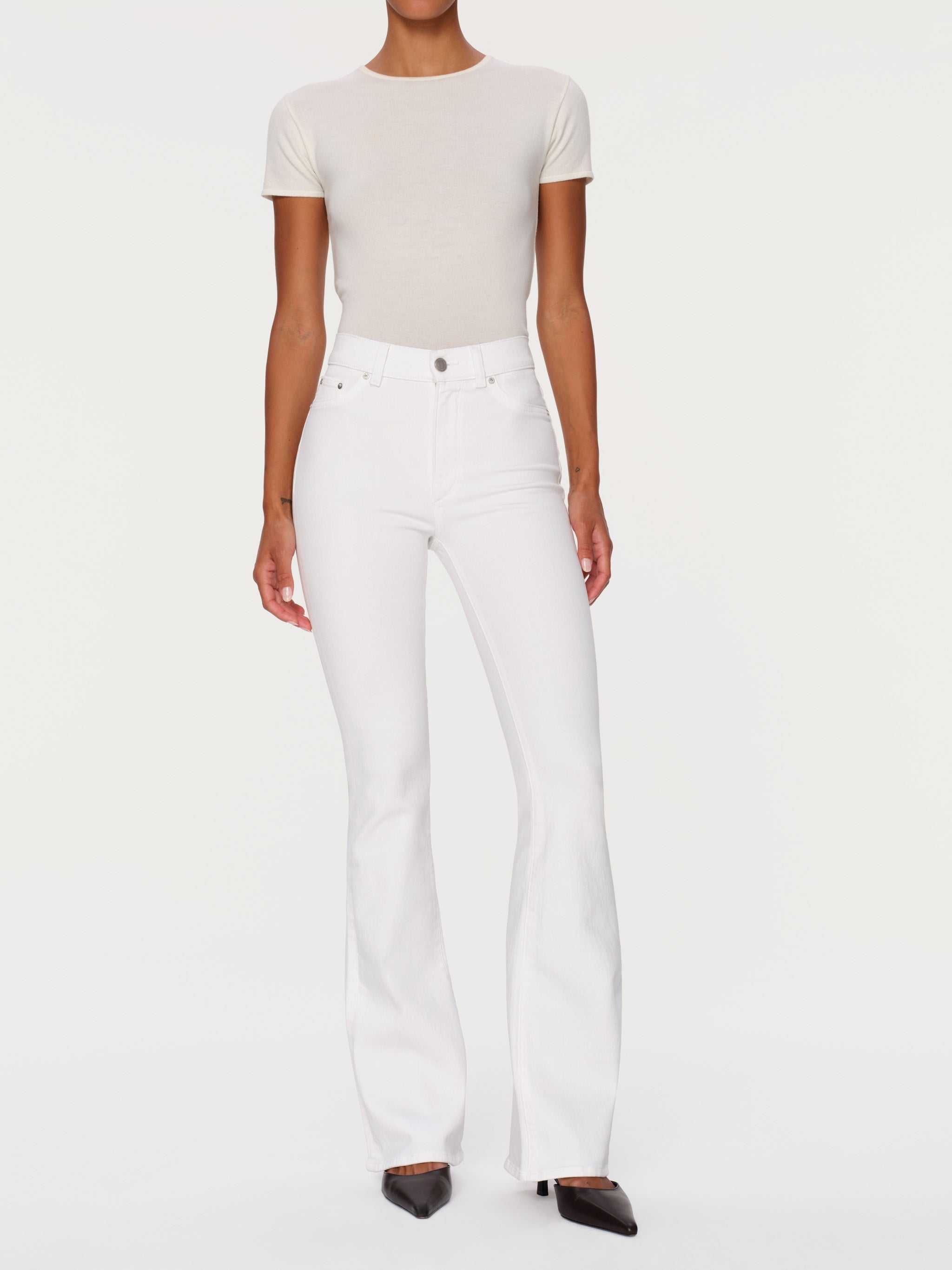 Bridget Boot High Rise Instasculpt 33" - White