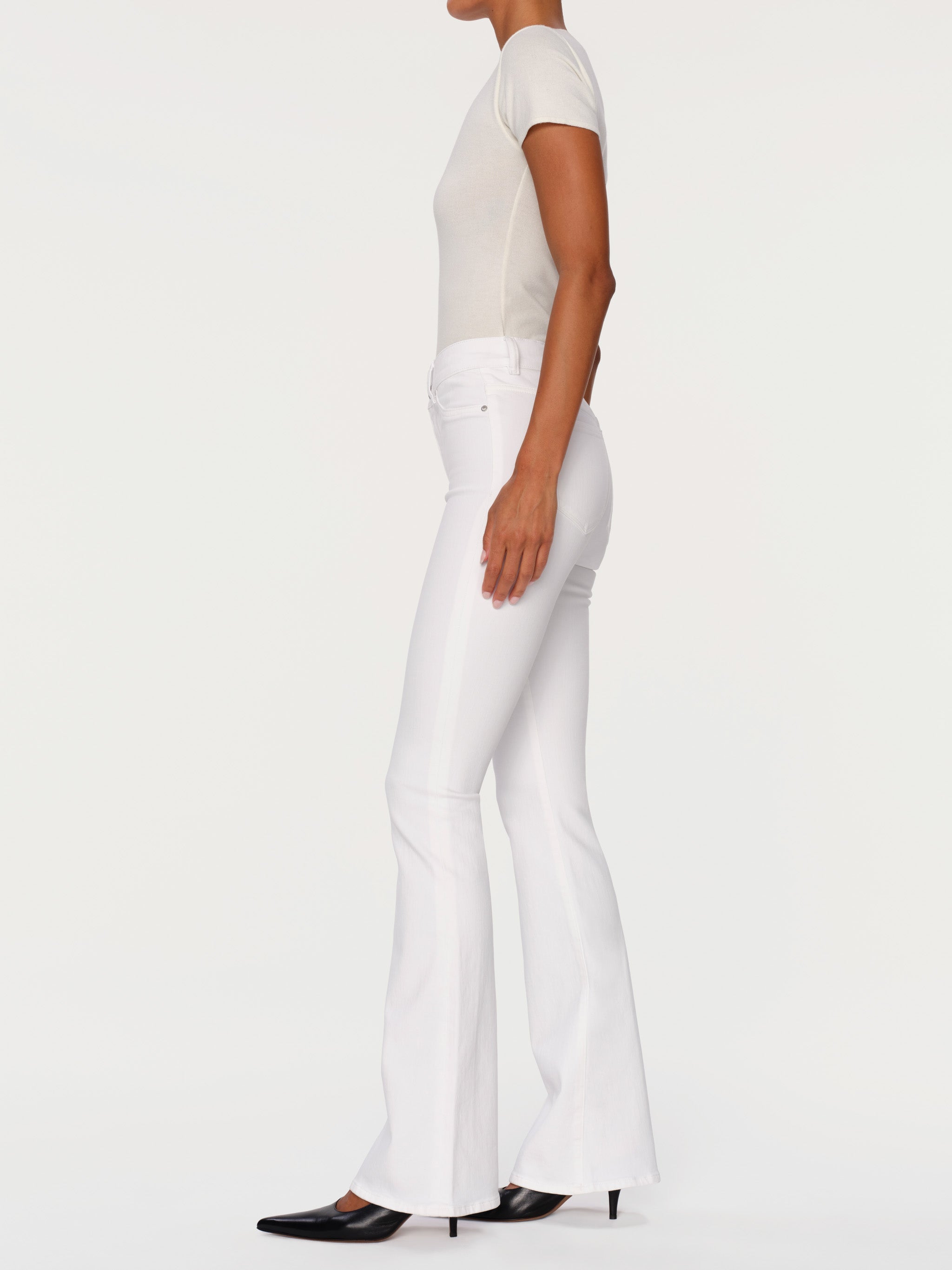 Bridget Boot High Rise Instasculpt 33" - White