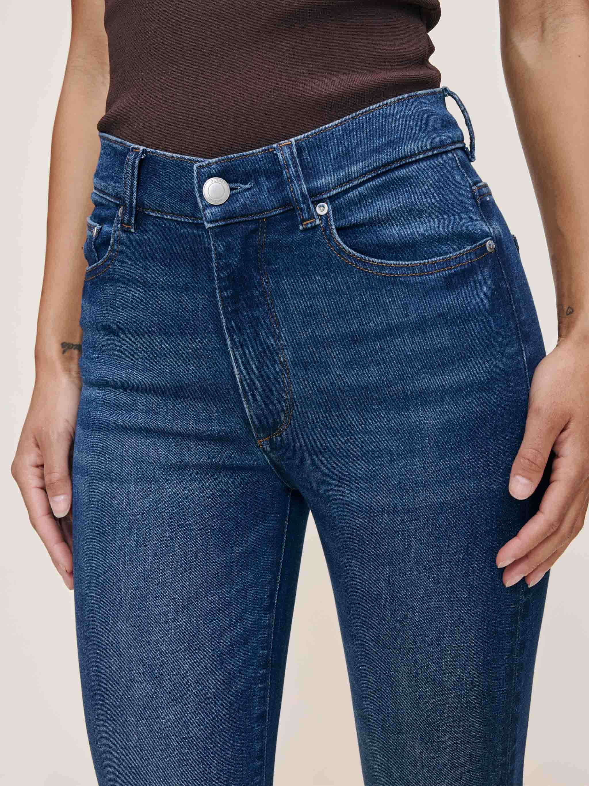Bridget Boot High Rise Instasculpt Crop - Raindrop