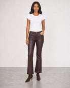 Bridget Boot High Rise Crop - Vin Rouge Coated