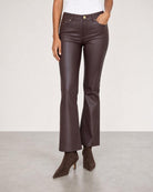 Bridget Boot High Rise Crop - Vin Rouge Coated