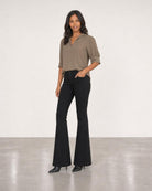 Bridget Boot High Rise Instaculpt 31.5" - Black Pintuck