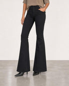 Bridget Boot High Rise Instaculpt 31.5" - Black Pintuck