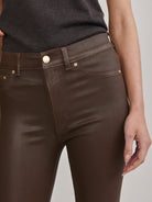 Bridget Boot High Rise Crop - Brownstone Coated