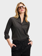 The Signature Shirt - Great Expectations - Black & Olive Stripe