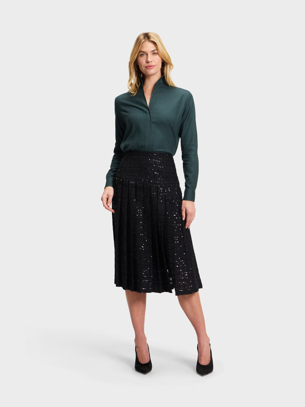 The Signature Shirt - Ocean Club - Dark Teal Flannel