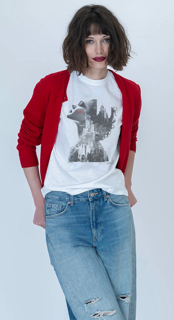 Big Apple Tee - White