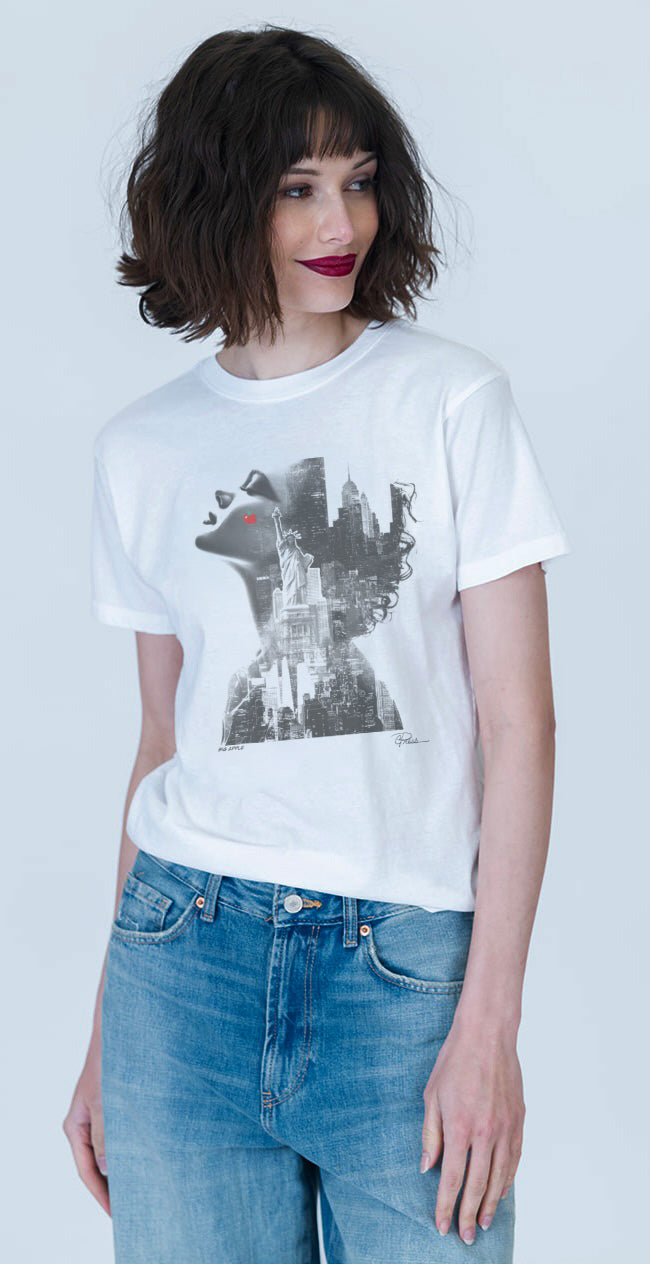 Big Apple Tee - White