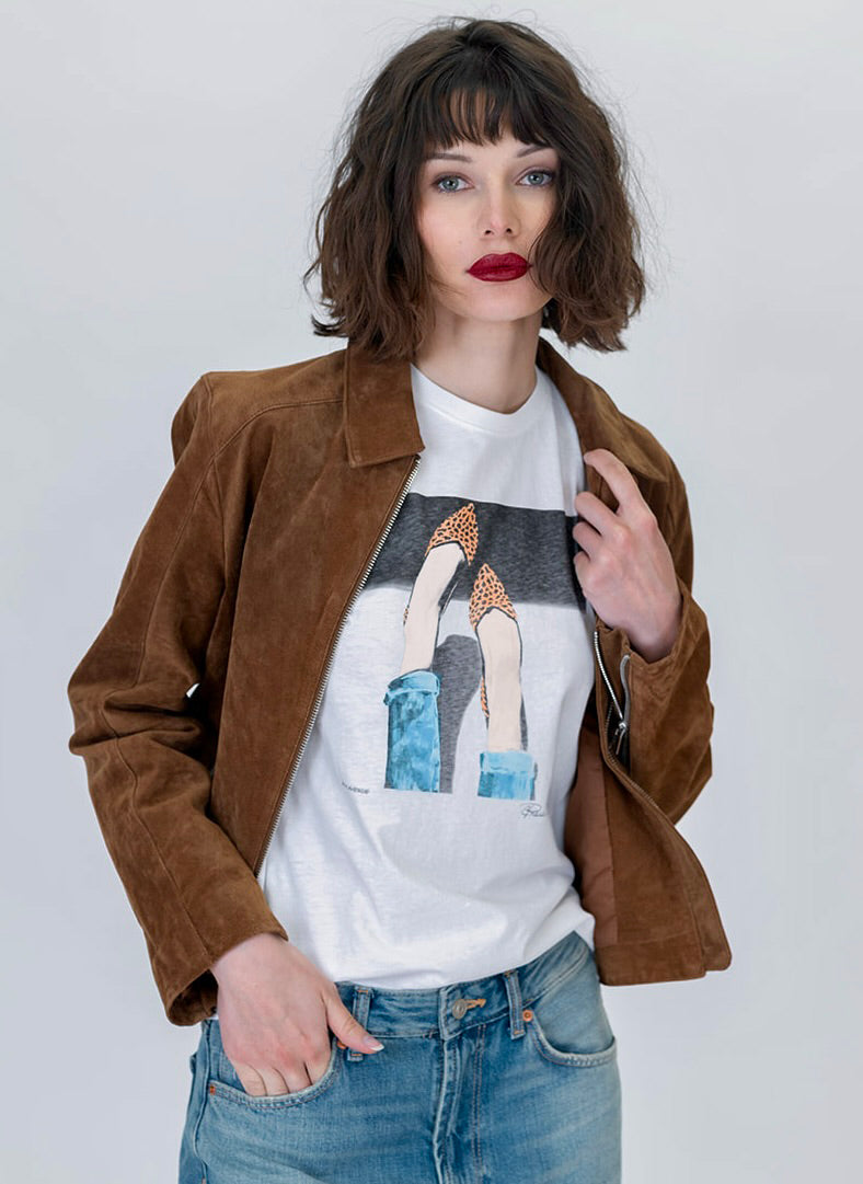 5th Ave Tee - White