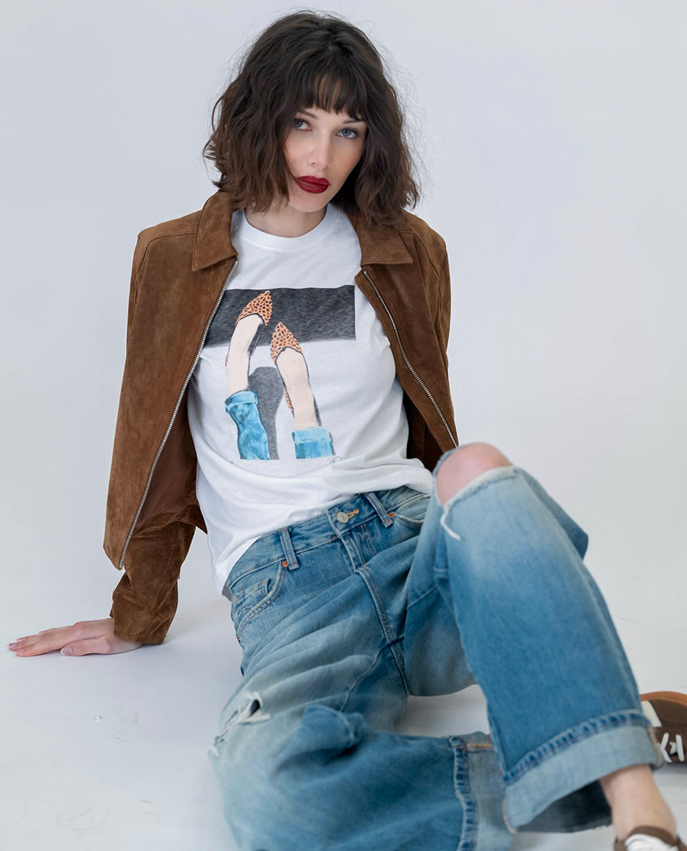 5th Ave Tee - White