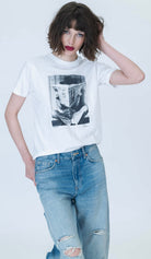Headlines Tee - White