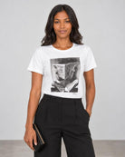 Headlines Tee - White
