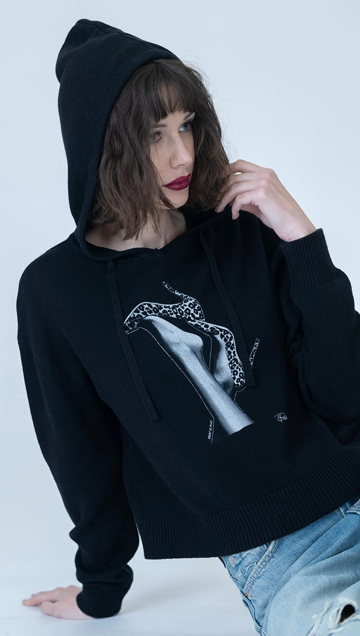 Rest & Play Randi Sweater - Black
