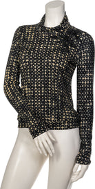 Applique Shirt - Black