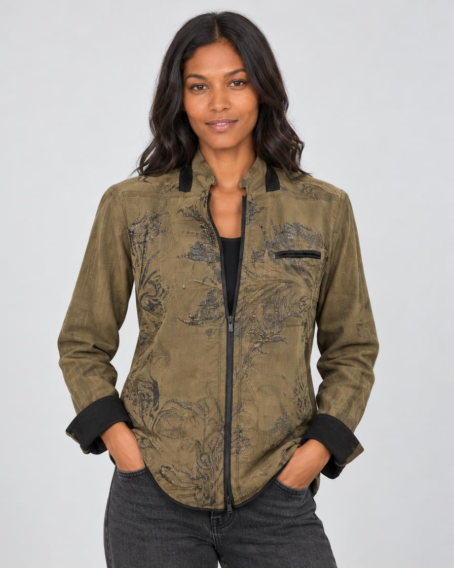 Beate Heymann Luxe Vintage Jacket - Olive